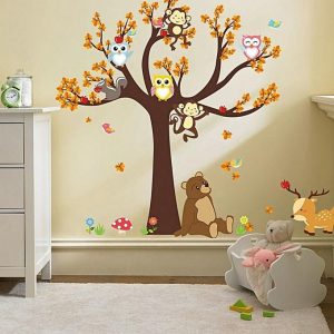 Decals in baby nursery