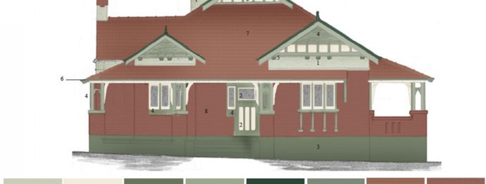 Classic Colour Schemes for older homes Colour Consultants Brisbane